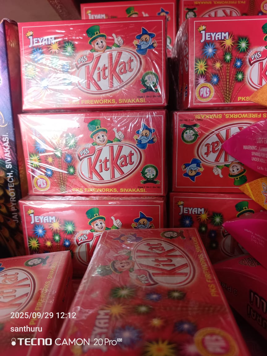 Ragavendra Crackers kit kat