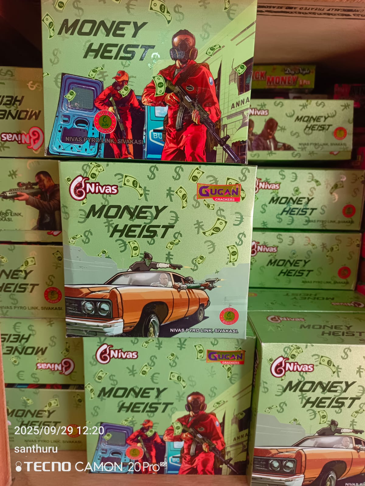 Ragavendra Crackers Money Heist