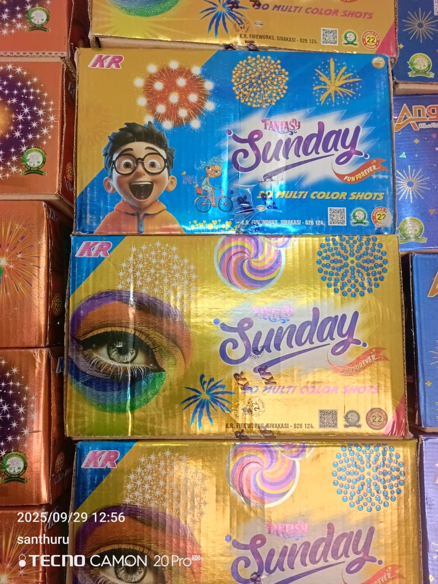 Ragavendra Crackers 30 short(sunday)