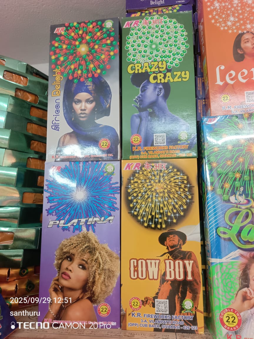 Ragavendra Crackers 3 pes (rosy rosy)(crasy crasy)