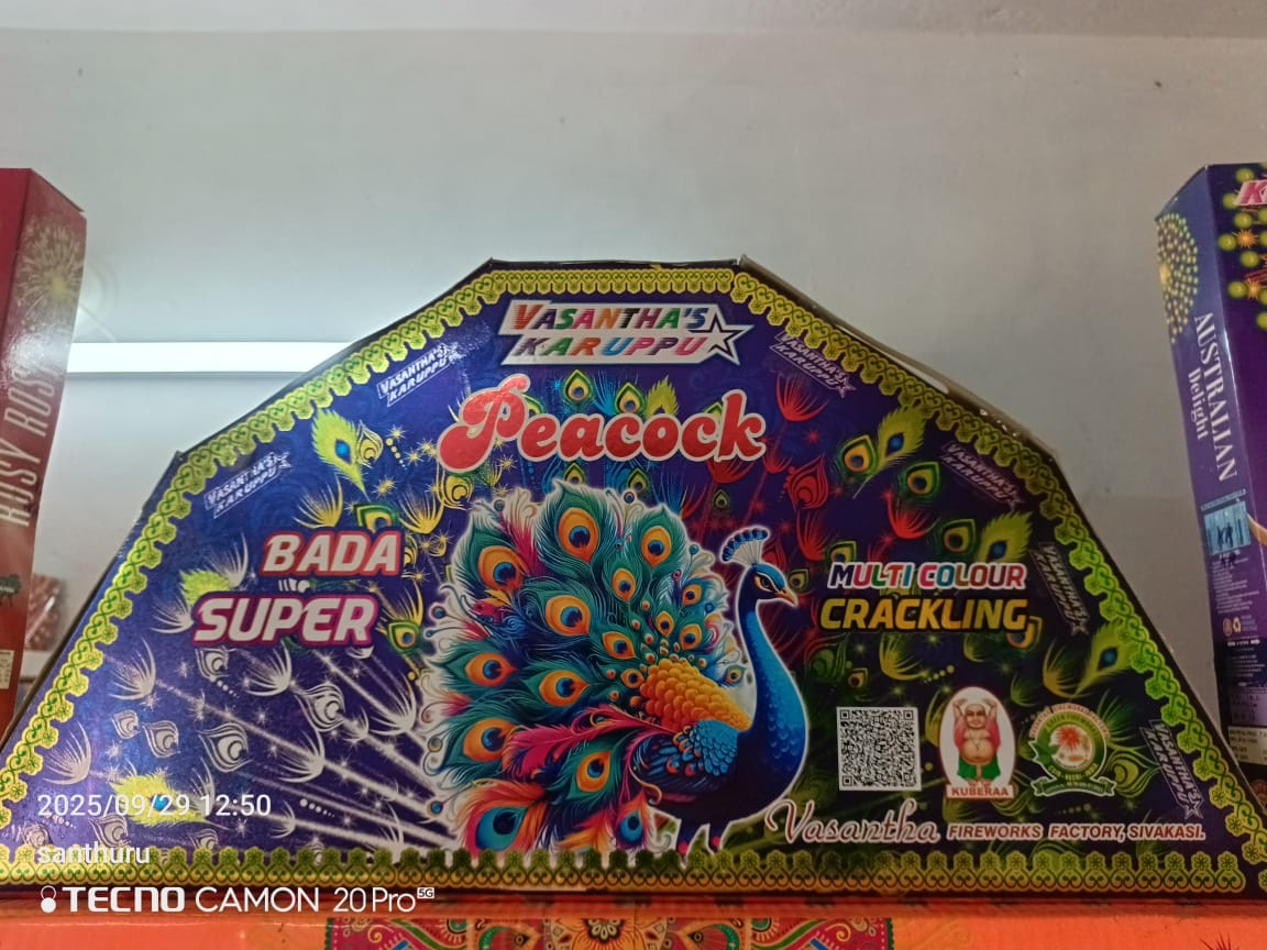 Ragavendra Crackers bada peacock muticolour (special)