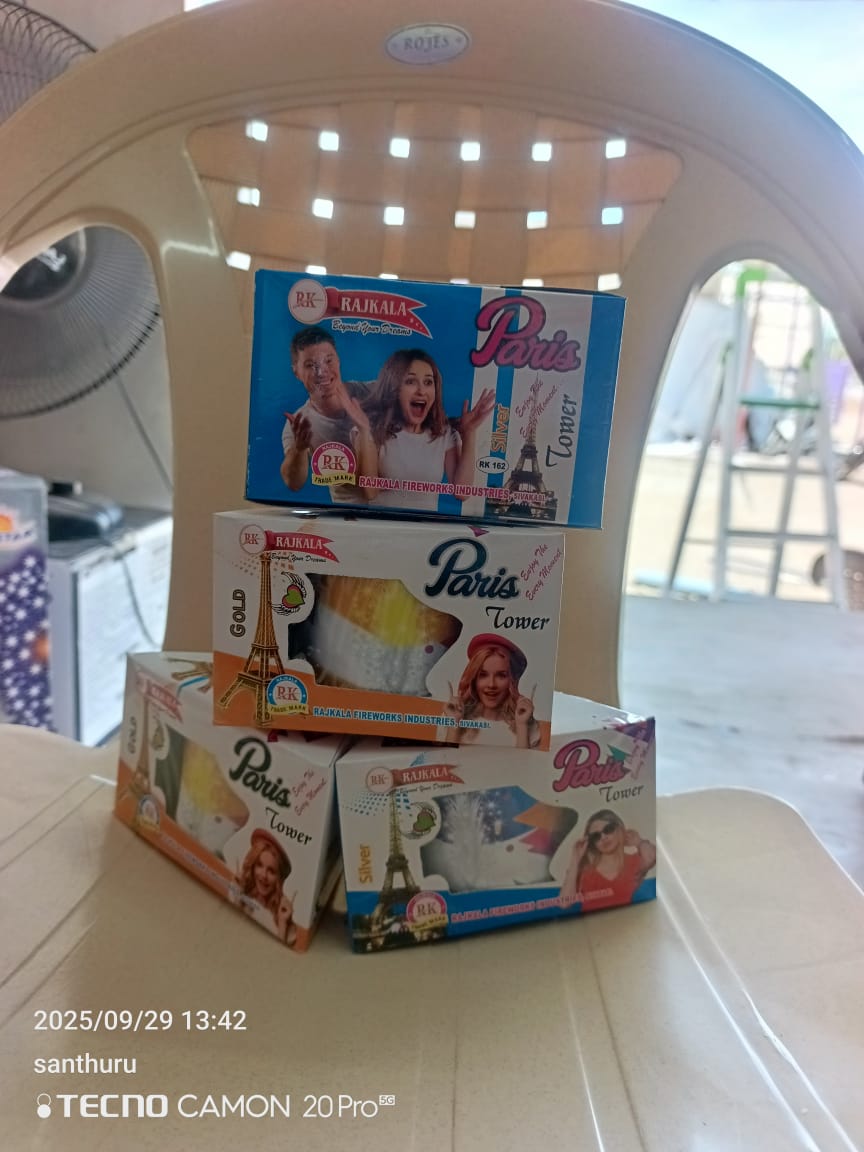 Ragavendra Crackers Paris tower